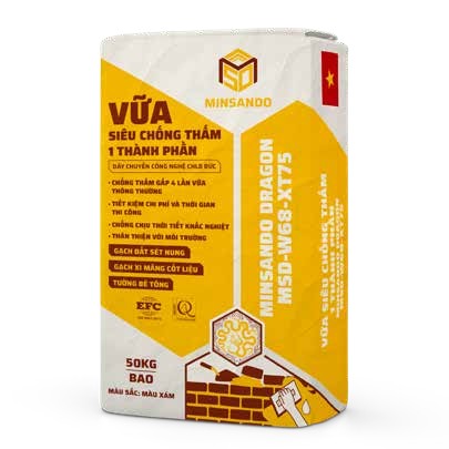 Vữa siêu chống thấm Minsando W68 XT75 MSD-W68-XT75